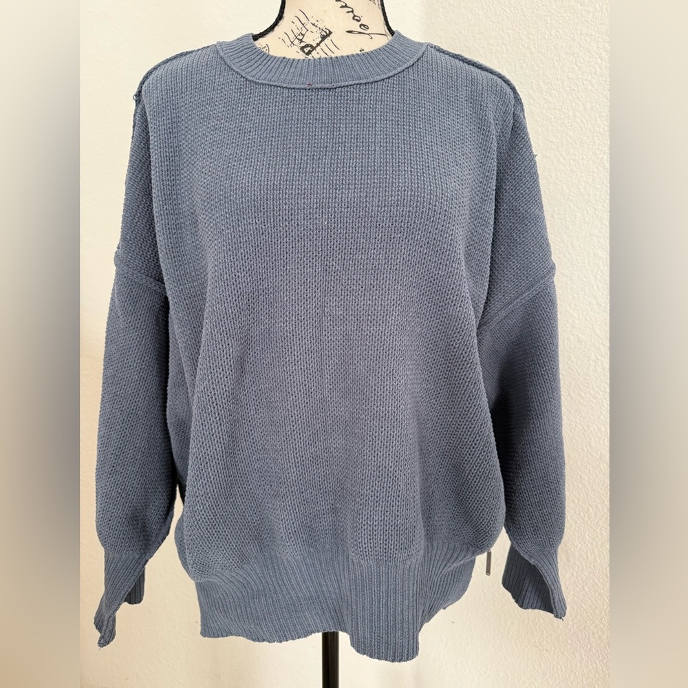 Abercrombie & Fitch Gray Crew Neck Sweater